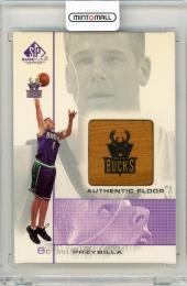 2000-01 Upper Deck SP Joel Przybilla #JP Game Floor Authentic Floor Milwaukee Bucks