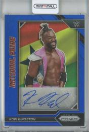 2023 Panini Chronicles Prizm WWE Kofi Kingston National Pride/Blue/Signatures【10/49】