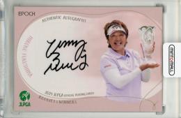 EPOCH JLPGA 日本女子プロゴルフ ROOKIES & WINNERS 2024 福嶋浩子 直筆サインカード【09/15】
