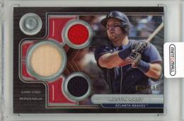 2024 TOPPS Tribute Austin Riley Triple Relics #TTRAR【059/199】 Atlanta Braves