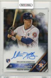 2016 TOPPS Chrome Matt Duffy Rookie Autographs #RAMD Houston Astros