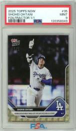 2025 Topps Now Shohei Ohtani #35 Foilfractor Parallel【1/1】【PSA 9】《MINT》 Los Angeles Dodgers