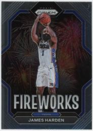 2022-23 Panini Prizm Fireworks #17 James Harden