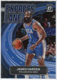 2022-23 Donruss Optic Express Lane #16 James Harden