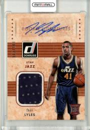 2015-16 PANINI DONRUSS  Trey Lyles Rookie Jersey Autograph Card 【003/149】