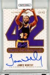 2012 LEAF ULTIMATE  James Eorthy Numeration Autograph Card 【14/42】