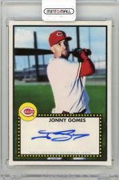 2011 TOPPS Lineage Jonny Gomes 1952 Autographs #52AJG Cincinnati Reds