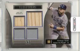 2024 TOPPS Museum Collection George Brett Primary Pieces Legends Quad Relics #SPPQRGB【67/99】 Kansas City Royals