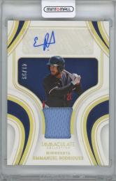 2023 PANINI Immaculate Collection Immaculate Materials Signatures / EMMANUEL RODRIGUEZ(Minnesota Twins) 【41/99】