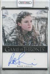 2023 Rittenhouse Game of Thrones Art and Images Rose Leslie as Ygritte Bordered Autographs