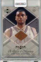 1999-00 Upper Deck Black Diamond Allan Houston A Piece of History #AH《傷、白かけ、汚れあり》