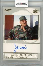 2019 UPPER DECK James Bond Collection Joaquin Cosio as General Medrano Autographs #ACO  E movie