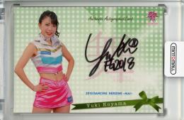 2018 BBM チアリーダーカード DANCING HEROINE -舞- FIGHTERS GIRL 直筆サインカード 小山ゆうき 48/60