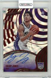 2023-24 Panini Revolution Basketball Colby Jones #16 Rookie Autographs Asia RC Sacramento Kings