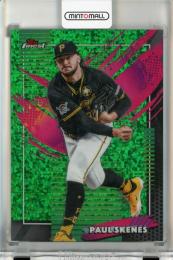 2026 Topps Finest Paul Skenes Rare Green Mini-Diamond Refractors #210【02/99】