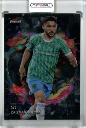 2024 Topps Finest MLS Cristian Roldan Black Refractors #243【5/7】 Seattle Sounders FC