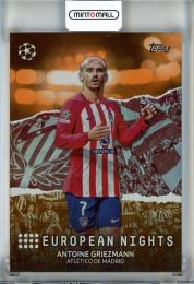 2023-24 Topps UEFA Club Competitions Antoine Griezmann European Nights Orange Foil #EN5【6/25】 Atletico Madrid