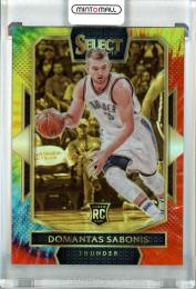 2016-17 Panini Select Basketball Domantas Sabonis Prizms Tie-Dye #273 RC【03/25】 Oklahoma City Thunder