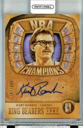 2013-14 Panini Gold Standard Basketball Kurt Rambis Ring Bearers Autographs #21【167/249】 Los Angeles Lakers