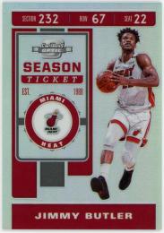 2019-20 Panini Contenders Optic Silver #90 Jimmy Butler