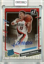2023-24 Panini Donruss Basketball Toumani Camara Rated Rookies Signatures Choice #277 RC Portland Trail Blazers