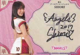2017BBM チアリーダー「Dancing Heroine-華-」 東北楽天 SHIORI 直筆サインカード 36/60