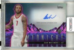 2023-24 Topps Midnight Cam Whitmore Rookie Horizon Signatures #RHSCW RC Houston
