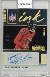 2021 PANINI Contenders NFL Ink Gold #23 Eddie Jackson Chicago Bears 【02/25】
