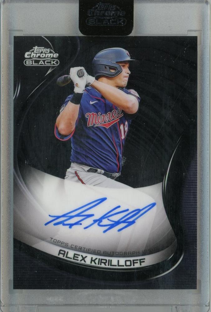 ミントモール / MINT 浦和店 / 2022 Topps Chrome Black Alex Kirilloff Autographs  #CBA-AK Minnesota Twins