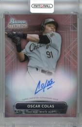 2022 Topps Bowman Sterling Oscar Colas Prospect Autographs Rose Gold #PA-OC【07/15】 Chicago White Sox