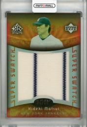※状態難 色褪せ 2005 Upper Deck Reflections New York Yankees Hideki Matsui Super Swatch Red(パラレル版) 09/25