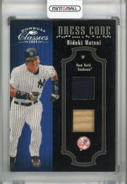 ※状態難 2005 Donruss Classics New York Yankees Hideki Matsui Dress Code Materials Prime(パラレル版) 4/5