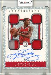 2017-18 Panini Conerstones Basketball Trevor Ariza Quad Relic Autographs Crystal #12【24/75】 Houston Rockets