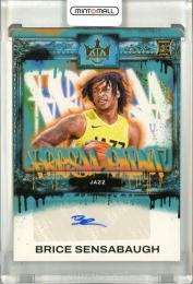 2023-24 Panini Court Kings Basketball Brice Sensabaugh Fresh Paint Autographs #8 RC【043/125】 Utah Jazz