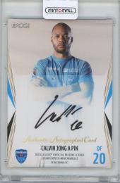 2021 EPOCH JTE横浜FC カルフィン ヨン ア ピン 直筆サインカード 【38/50】