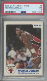 1985 Star Last 11 ROY's Michael Jordan #1【PSA7】 Chicago Bulls