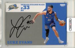 BBM×B.LEAGUE TRADING CARDS 2024-2025 SEASON FAST BREAK 1st Half エヴァンスルーク 直筆サインカード【61/68】 島根スサノオマジック