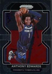 2021-22 Panini Prizm #37 Anthony Edwards