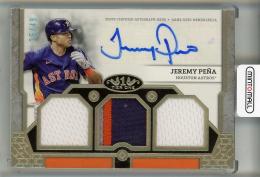 2024 Topps Tier One Jeremy Pena Triple Relic Autograph【15/49】 Houston Astros