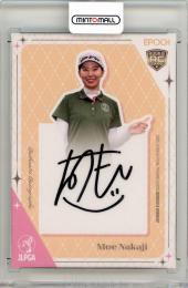 EPOCH 2025 JLPGA OFFICIAL TRADING CARDS ROOKIES & WINNERS 中地萌 直筆サインカード【032/100】