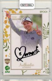 EPOCH 2026 JLPGA OFFICIAL TRADING CARDS ROOKIES & WINNERS 中澤瑠来 直筆サインカード【093/155】