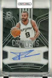 2023-24 Panini Spectra Basketball Tony Parker Catalysts Signatures #19【16/49】 San Antonio Spurs