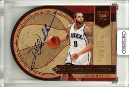 2009-10 Panini Crown Royale Basketball Deron Williams Majestic Signatures #DMW【09/99】 Utah Jazz