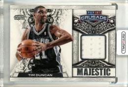 2013-14 Panini Crusade Basketball Tim Duncan Majestic Memorabilia #57【56/99】 San Antonio Spurs