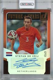 2015 Panini Donruss Stefan de Vrij Future Stars Signatures #12 Auto ※裏面白かけあり Netherlands