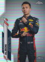 2020 Topps Chrome Formula 1 Racing Aston Martin RB Racing Alexander Albon F1 Racers Base Refractor(パラレル版)