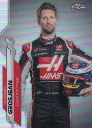 2020 Topps Chrome Formula 1 Racing Haas Romain Grosjean F1 Racers Base Refractor(パラレル版)