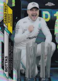 2020 Topps Chrome Formula 1 Racing Mercedes-AMG Petronas Valtteri Bottas Grand Prix Winners Base Refractor(パラレル版)