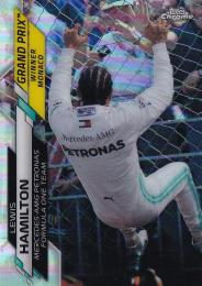 2020 Topps Chrome Formula 1 Racing Mercedes-AMG Petronas Lewis Hamilton Grand Prix Winners Base Refractor(パラレル版)