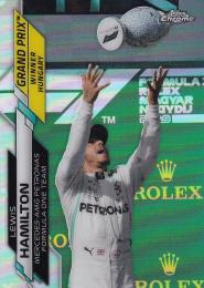 2020 Topps Chrome Formula 1 Racing Mercedes-AMG Petronas Lewis Hamilton Grand Prix Winners Base Refractor(パラレル版)